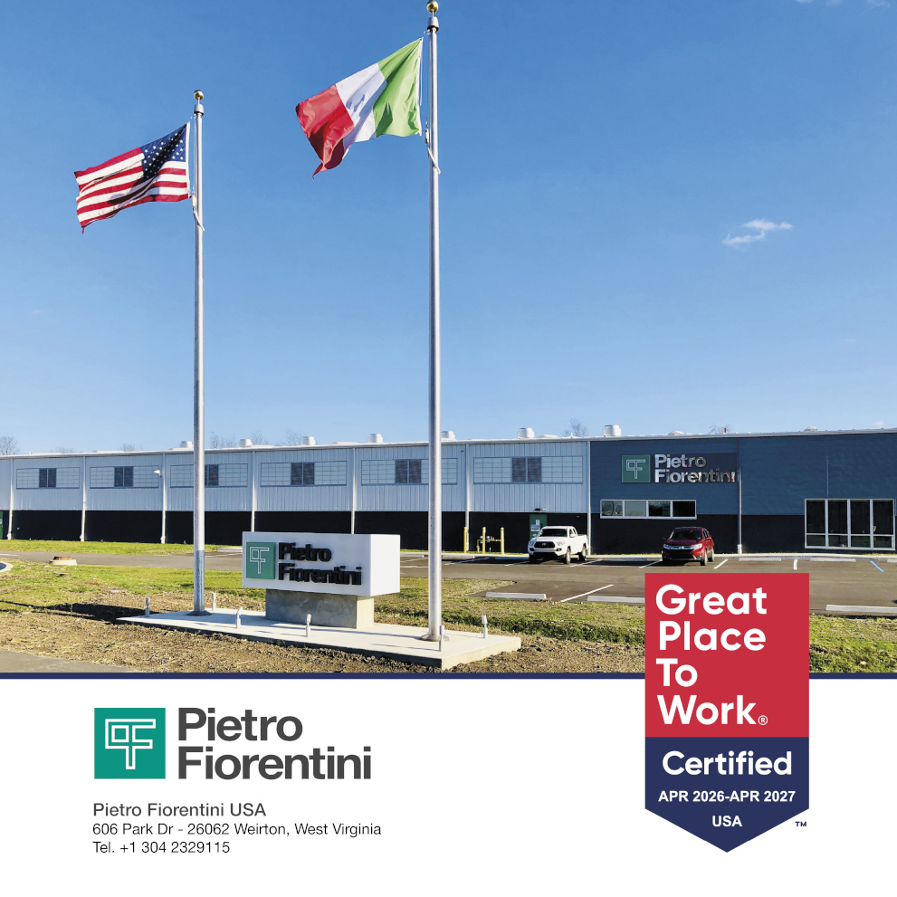 Pietro Fiorentini USA is Great Place To Work® certified